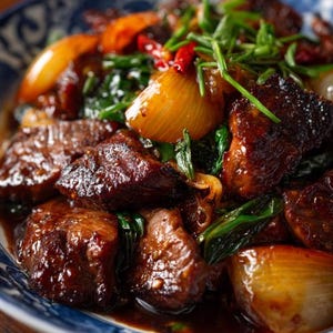Braised Beef & Onion Recipe: Savory Asian Comfort Food (PDF Download
