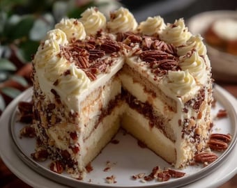 ENKELT RECEPT På Italiensk Gräddtårta: Elegant Sydstatsdessert (Utskrivbar PDF)
