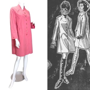 Late 1960s Misty Harbor Red Rain Jacket