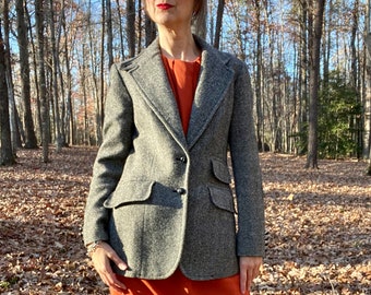 evan picone wool blazer