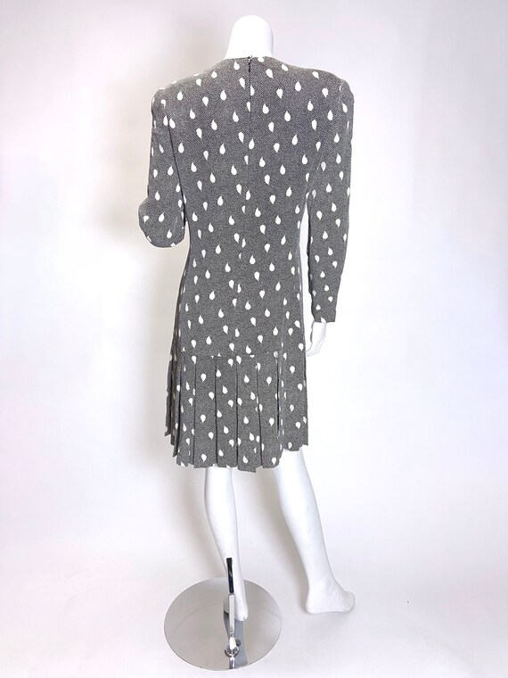 1980s David Hayes Silk Sack Dress - image 5