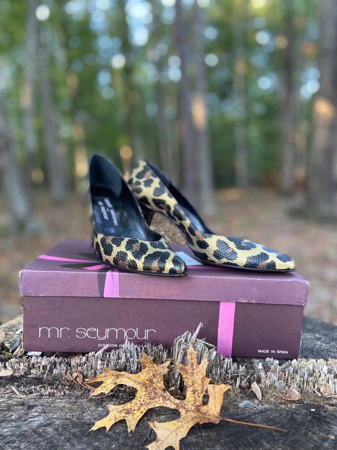 stuart weitzman leopard heels