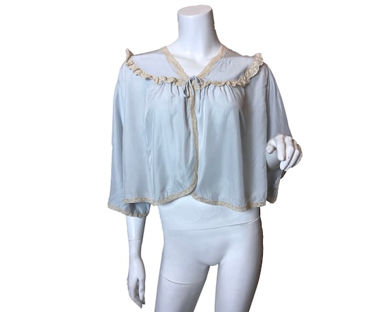 1940s Rayon Bed Jacket