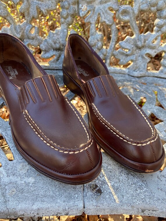 1950s Brown Miracle Tread Loafers Gem