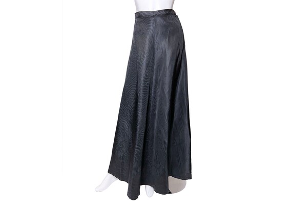 1940s Joan Kenley Moire Taffeta Skirt