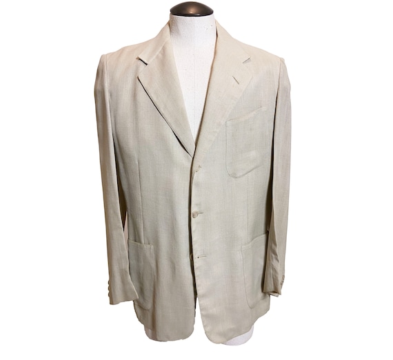 Vintage 1940s Palm Beach Single Breasted Jacket 40