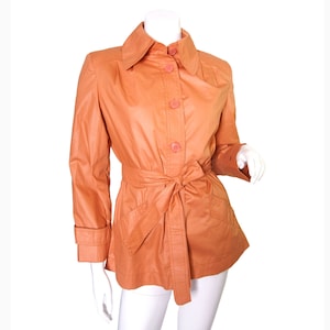 1970s to 1980s Orange Rain-ette Fashions Raincoat