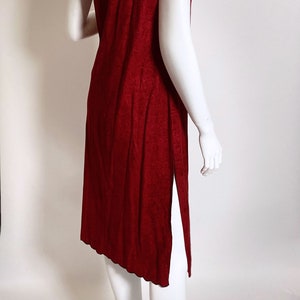 1970s Young Edwardian Microsuede Dress image 3