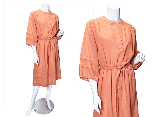 1970s R & K Originals Peasant Dress