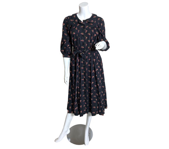 Cotton Ditsy Wrapper House Dress