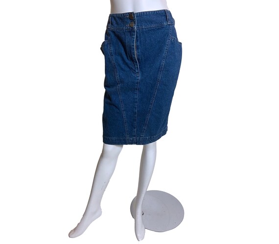 1990s Byblos Denim Skirt - image 1