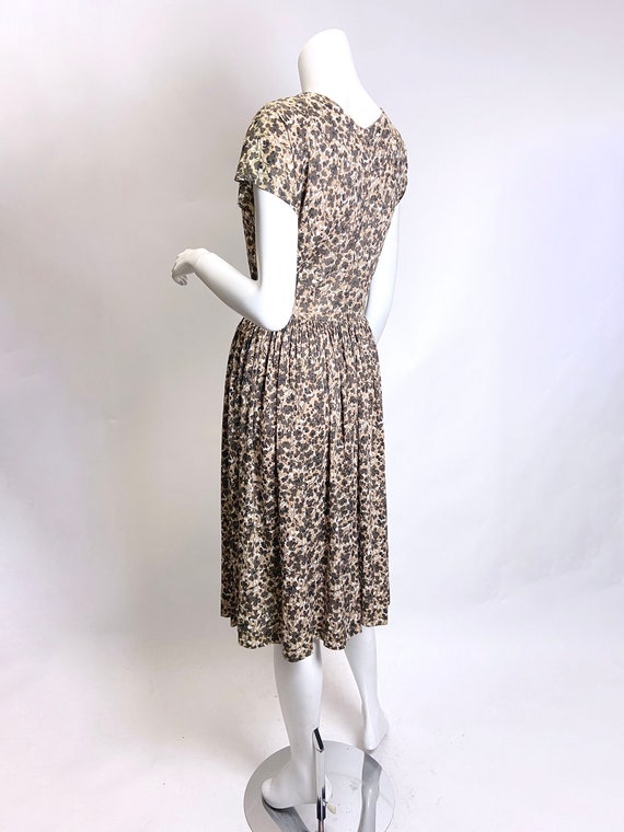 1960s Pomette Fashions Floral Print Dress - image 8