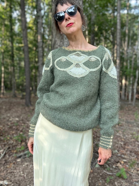 1980s Adrienne Vittadini Mohair Sweater