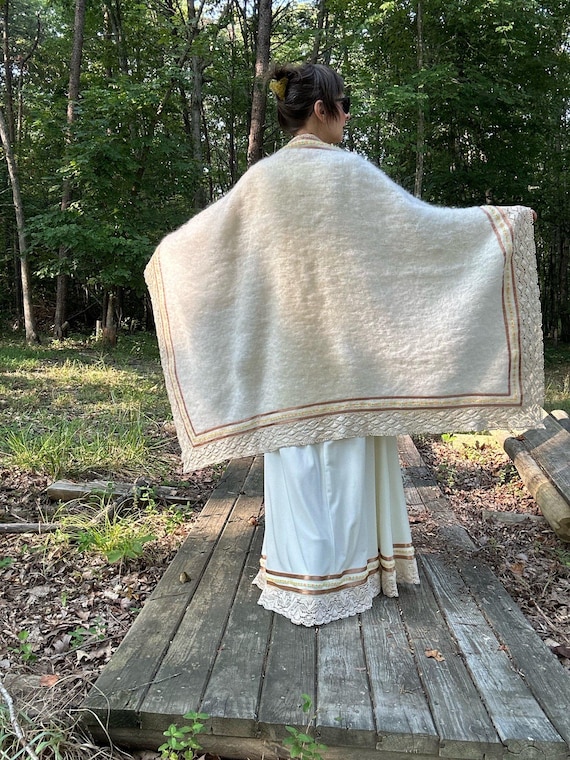 1970s Giorgio Di Sant Angelo Maxi Dress with Shawl - image 2