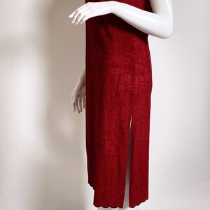 1970s Young Edwardian Microsuede Dress image 7