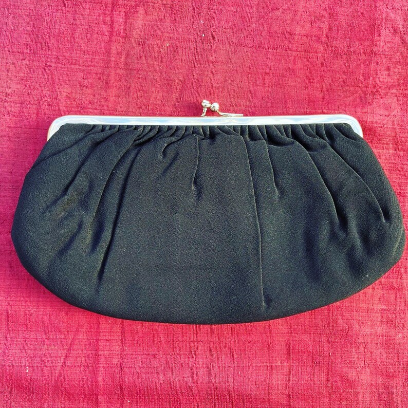 1950s Garay Black Clutch image 1