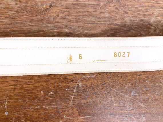 1960s Striped Patent Vinyl Belt - image 3