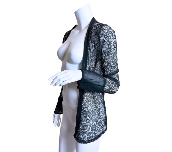 1930s Black Lace Cardigan Jacket