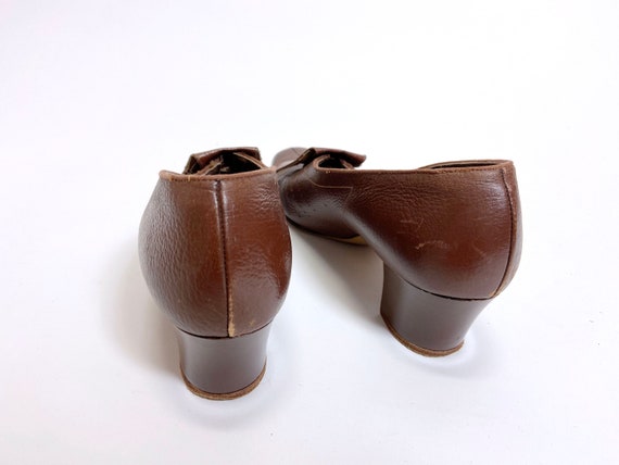 1940s Brown Smartmaid Shoes 6.5 to 7 - image 7