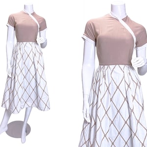 Late 1940s to Early 50s L'Aiglon New Look Style Dress image 5