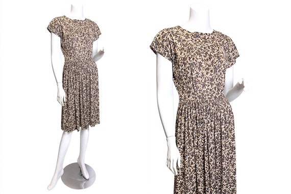 1960s Pomette Fashions Floral Print Dress - image 1