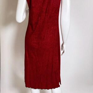 1970s Young Edwardian Microsuede Dress image 4