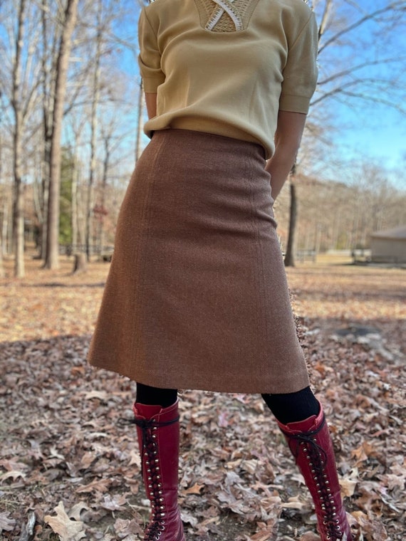 1960s Bobbie Brooks Tweed Skirt
