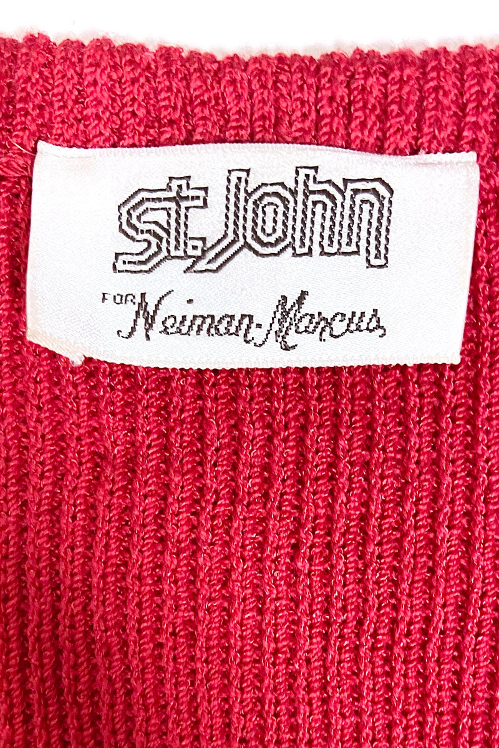 Early 1980s St. John Knit Set Etsy