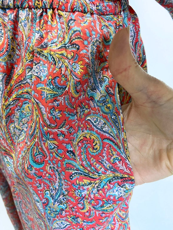 1980s Liberty Paisley Print Dress Thomas and Jona… - image 8