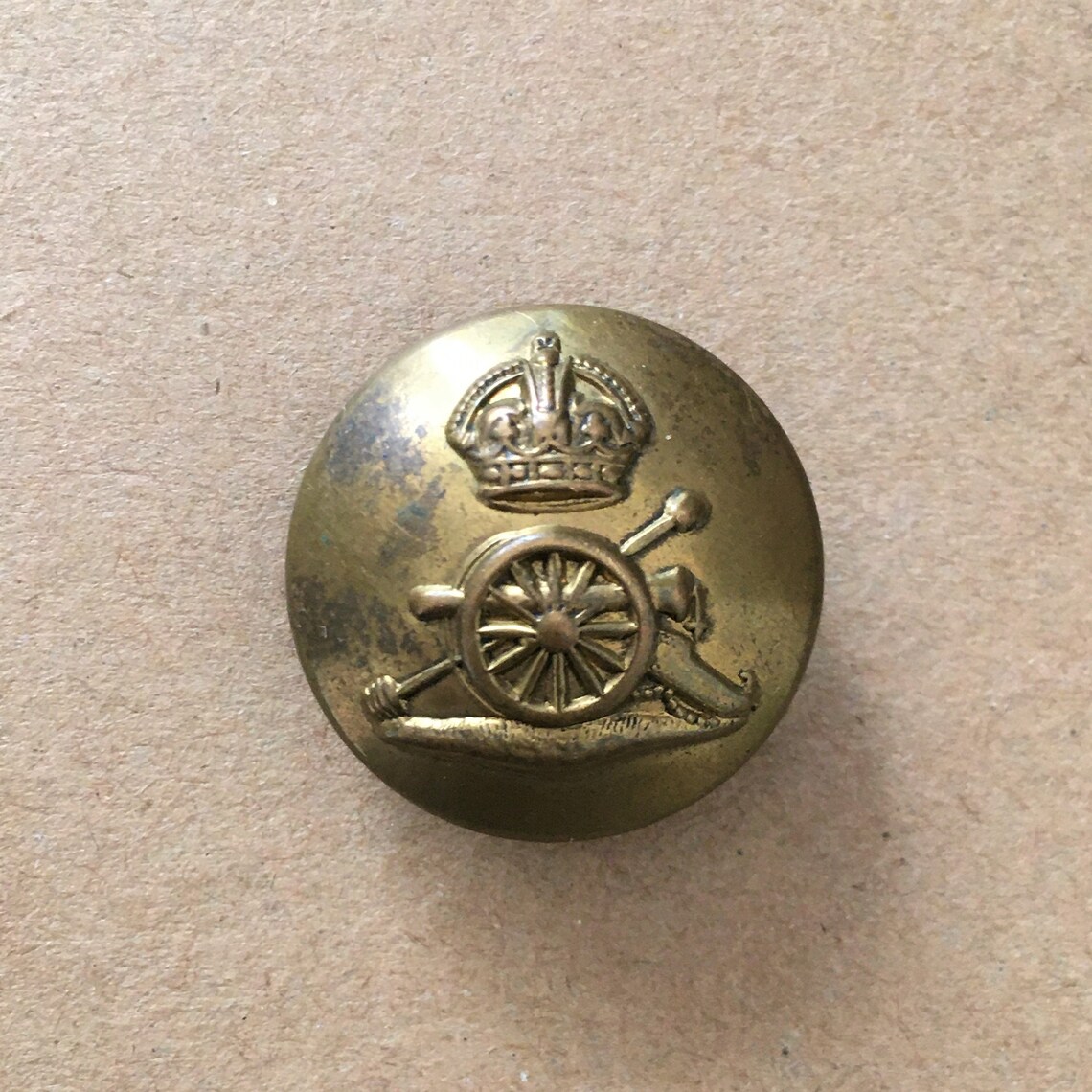 Vintage Royal Artillery Brass Button. Armfield & Co. Ltd. Etsy UK