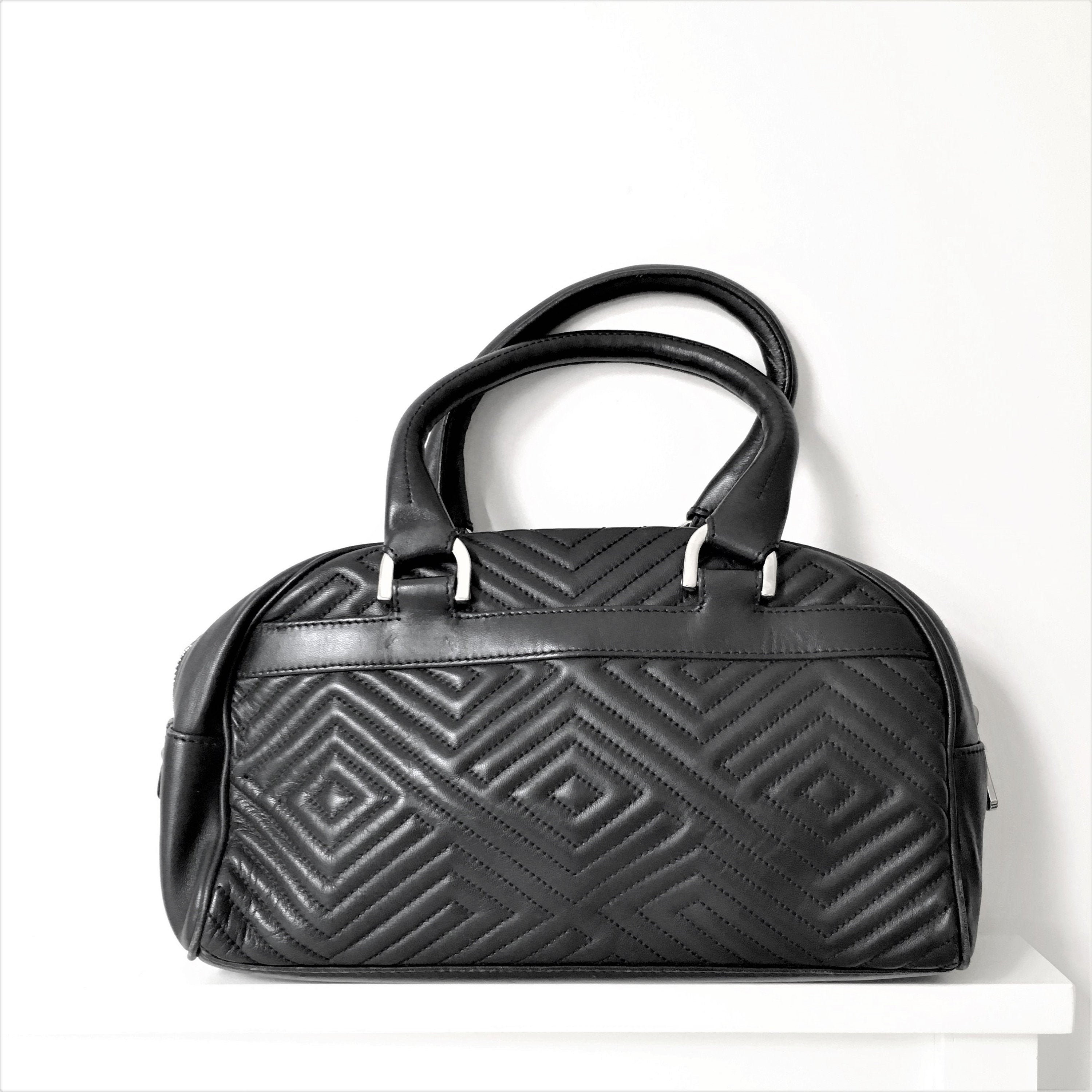 Authentic Bally Vintage Quilted Handbag Made in Italy Etsy