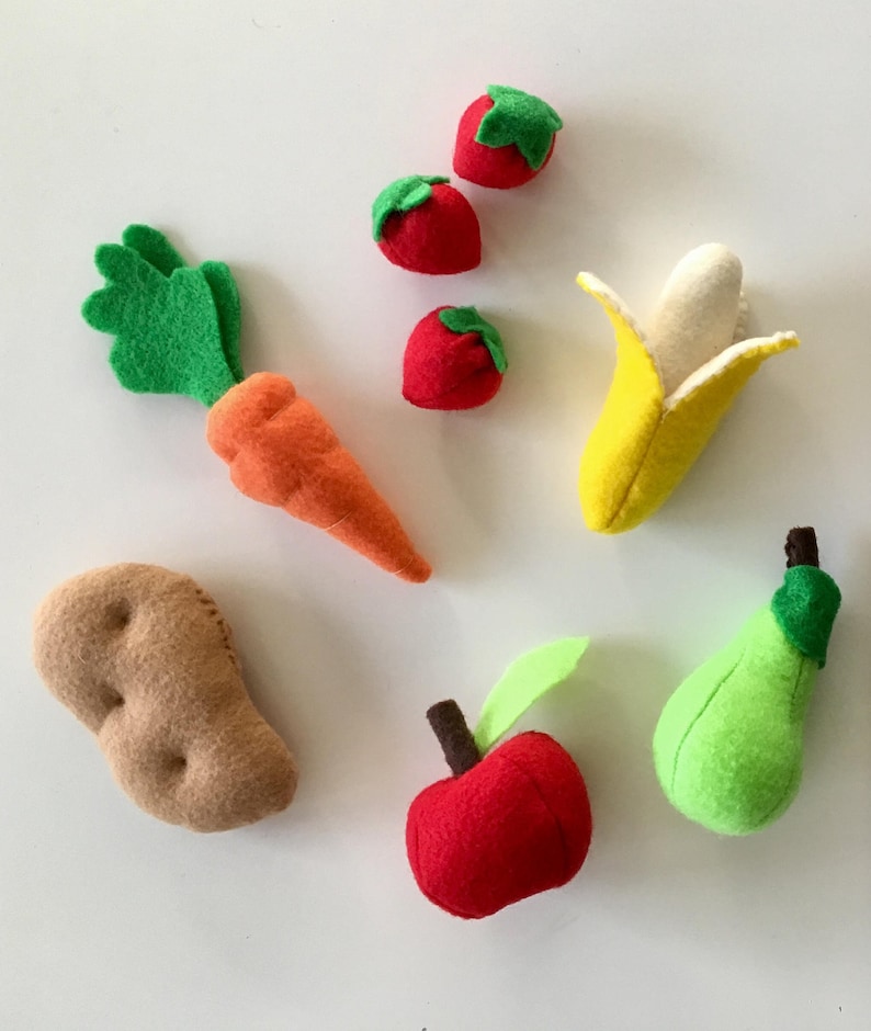 Felt Food Play Food Food Toy Play Pretend Waldorf Toys Etsy