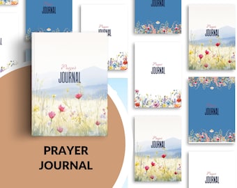 Floral Prayer Journal: Hardcover Matte, Daily Reflection