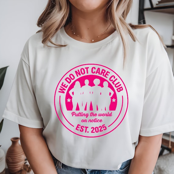 Funny We Do Not Care Club SVG: Menopause Humor, Feminist PNG (Digital Download)