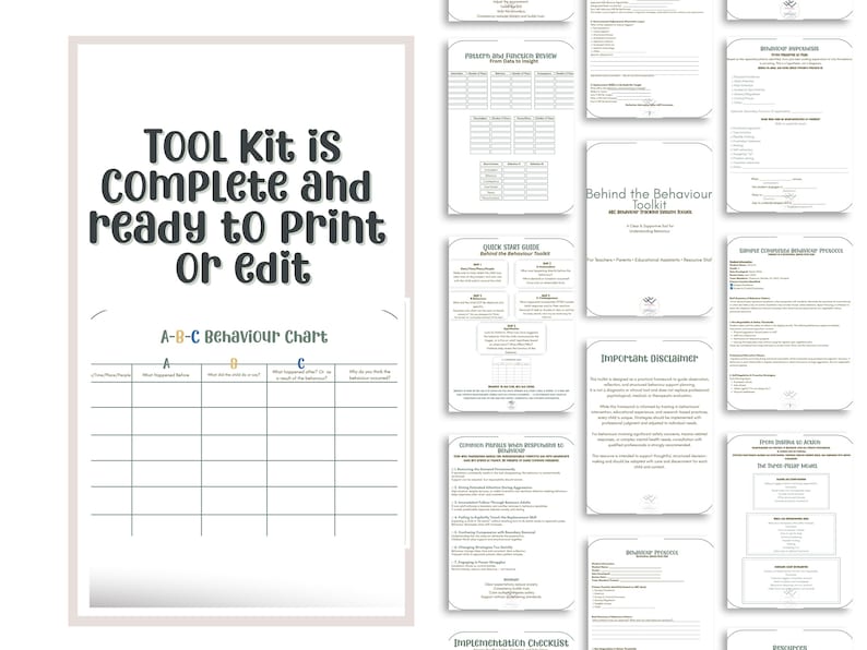 Behavior Intervention Toolkit | ODD, Autism, ADHD Support (digital PDF ...