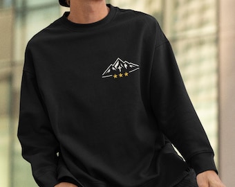 Faith Mountain Christ is King Graphic Sweatshirt Christian, christmas gift for him or her