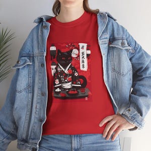 Vintage Cat Bite Shirt, Japanese Horror Anime TShirt, Retro Graphic Tee, Horror Cat Shirt, Cats Crazy Shirts Cool Graphic Unisex T Shirts