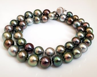 Tahitian Pearl Necklace - Etsy