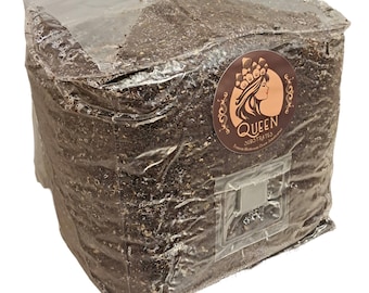 Sustrato para hongos Sovereign Soil / Fibra de coco, vermiculita y yeso preesterilizados / Bolsas de cultivo y monotubos / Fabricación en lotes pequeños
