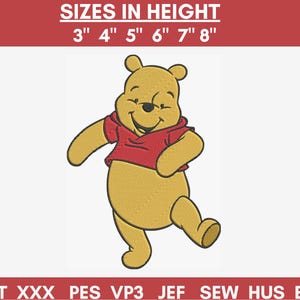 Winnie the pooh embroidery designs