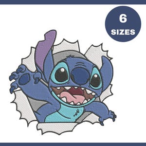 Stitch Embroidery Design, Stitch Embroidery Machine File, Cute Baby Stitch Machine Embroidery Files, Digitizing Embroidery