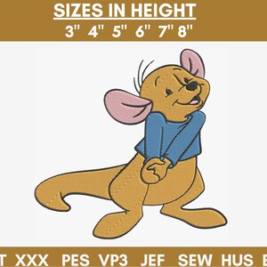 Winnie the pooh roo embroidery designs