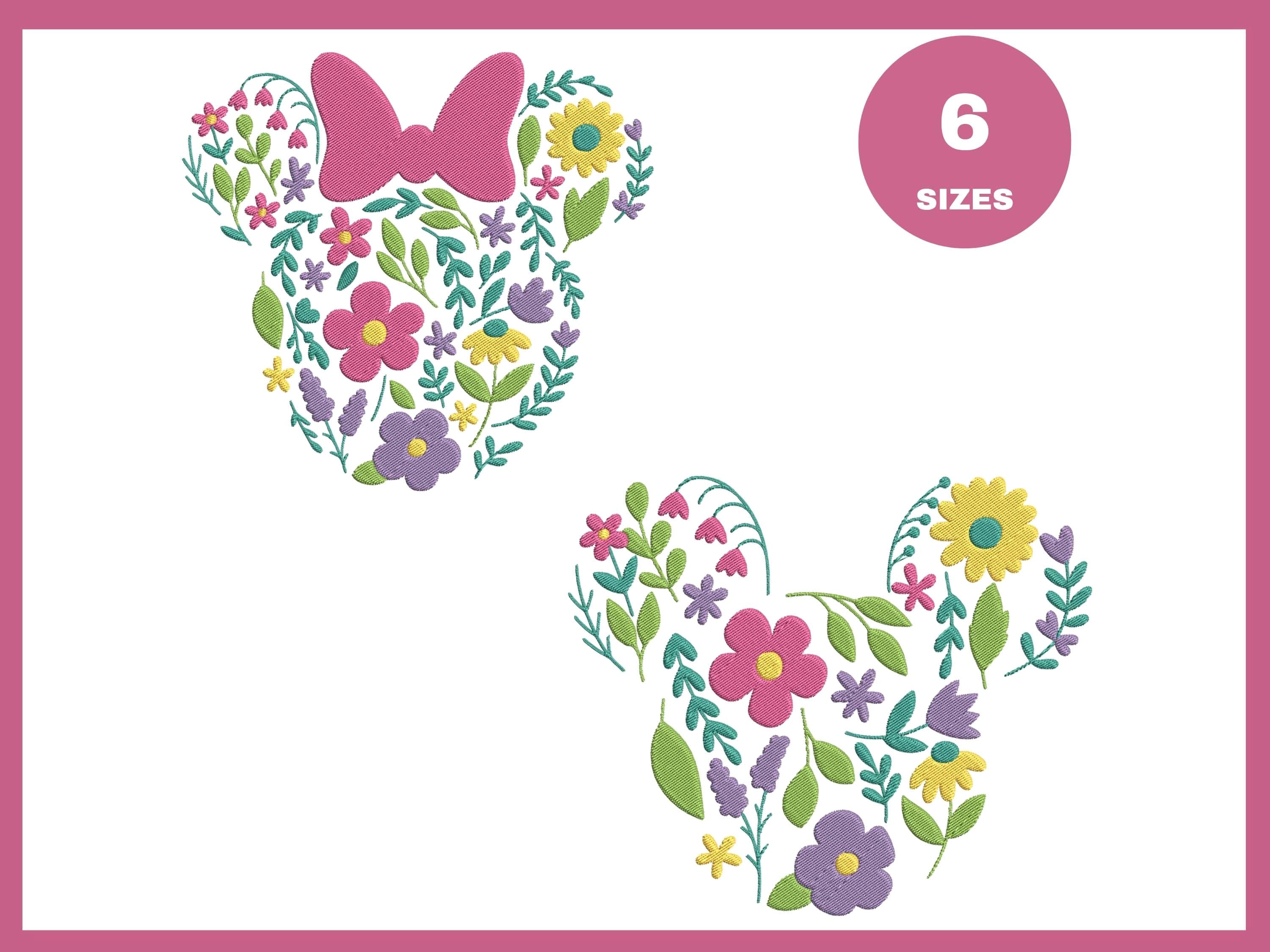 Floral mickey mouse - Etsy 日本