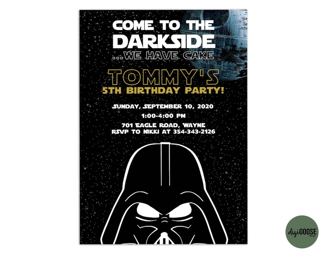 EDITABLE Star Wars Invitation TEMPLATE, Printable Star Wars Birthday EDITABLE Star Wars Invitation TEMPLATE, Printable Star Wars Birthday