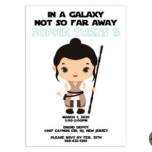 Star Wars SELF EDITABLE PDF, Template, Star Wars, Dark Side, Birthday Party, Printable Birthday Party Invite, Instant Download, BB8