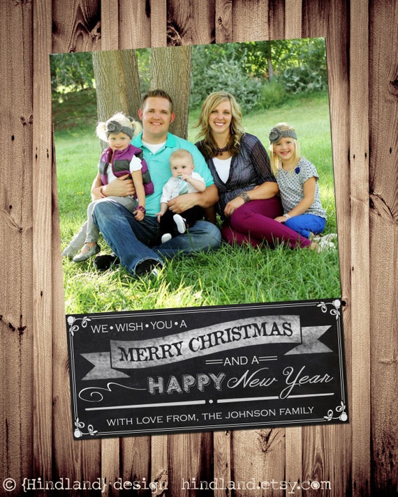 Items similar to SAME DAY TURNAROUND Christmas Photo Card Custom