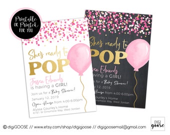 SAME DAY Turnaround // Baby Shower Invitation // Ready to POP // Printable Invitation