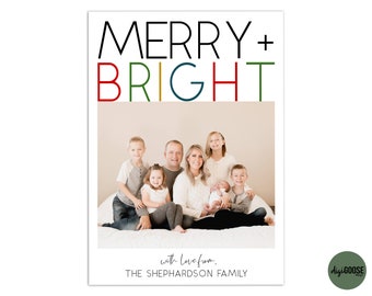 EDITABLE // TEMPLATE // Christmas Card Template // Photographers Christmas Card Template // Holiday Card Templates // Fully editable