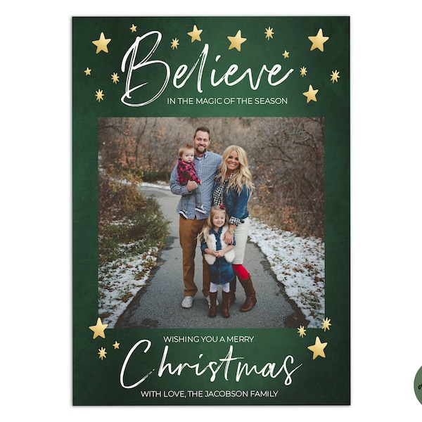 EDITABLE // TEMPLATE // Christmas Card Template // Photographers Christmas Card Template // Holiday Card Templates // Fully editable