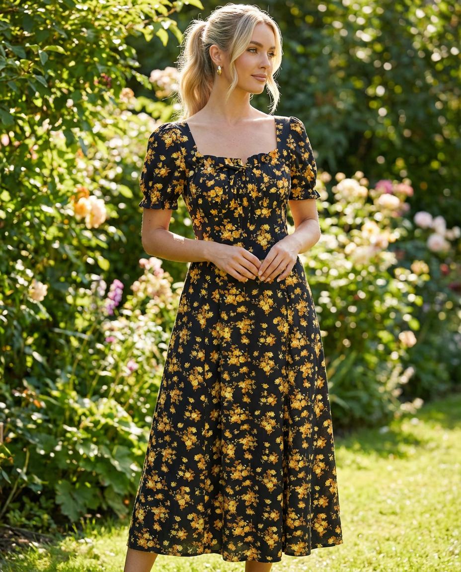 Cotton Cocktail Dress